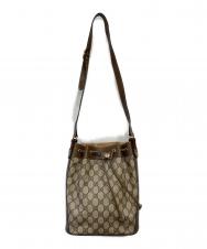 GUCCI (グッチ) シェリーラインショルダーバッグ ベージュ