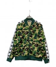 A BATHING APE (アベイシングエイプ) カモフラトラックジャケット グリーン サイズ:M