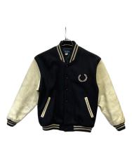 FRED PERRY (フレッドペリー) スタジャン ブラック サイズ:M