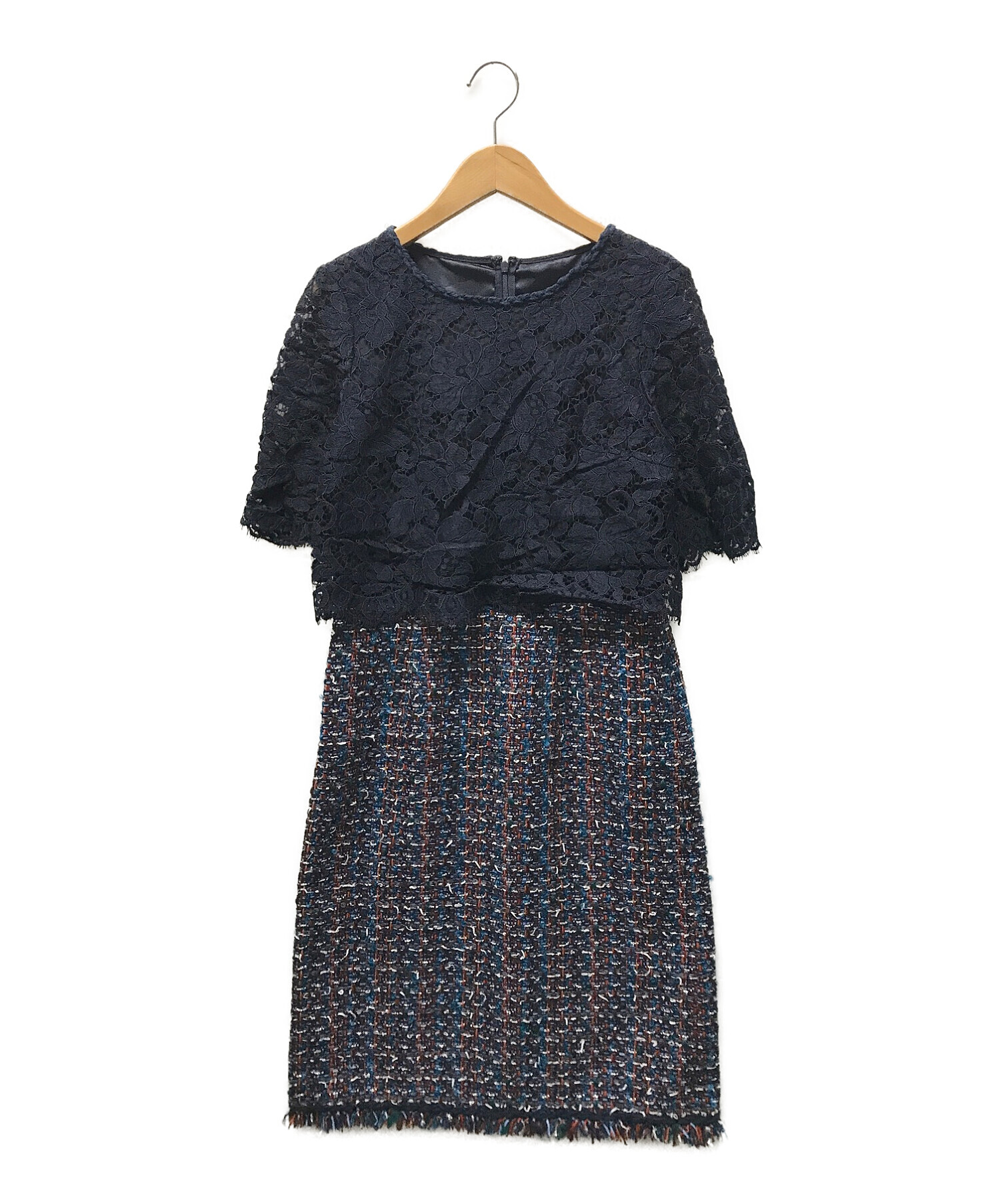 中古 古着通販 Anayi アナイ ワンピース ネイビー サイズ 36 ブランド 古着通販 トレファク公式 Trefac Fashion