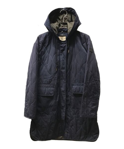 AIGLE（エーグル）AIGLE (エーグル) フーデットキルティングコート ネイビー サイズ:36の古着・服飾アイテム