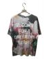 GOLDEN GOOSE (ゴールデングース) Print & Lettering Bag Pink Aira T-shirt/バックプリントTシャツ オレンジ サイズ:M：7800円