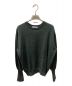 SAYAKA DAVIS（サヤカ デイヴィス）の古着「Velvet Combi Sweater」｜グリーン