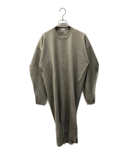 RITO（リト）Rito (リト) ROUND NECK POLY DRESS カーキ サイズ:38の古着・服飾アイテム