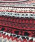 中古・古着 WHITE MOUNTAINEERING (ホワイトマウンテ二アニング) Jacquard Knit Nordic Pattern Pullover ベージュ×レッド サイズ:1：3980円
