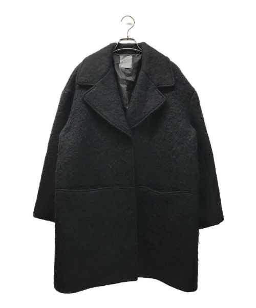 INTIMITE（アンティミテ）INTIMITE (アンティミテ) ヘアリーコクーンコート ブラック サイズ:Fの古着・服飾アイテム