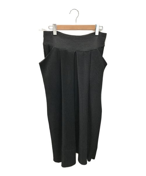 SPECCHIO（スペッチオ）SPECCHIO (スペッチオ) シャトルプリーツ タック スカート ブラック サイズ:40の古着・服飾アイテム