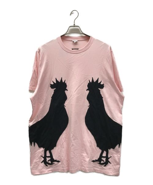 LOEWE（ロエベ）LOEWE (ロエベ) チキンバックロゴTシャツ ピンク サイズ:ｓの古着・服飾アイテム