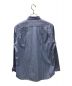 WHITE MOUNTAINEERING (ホワイトマウンテ二アニング) THOMAS MASON STRIPE FLY FRONT WIDE DRESS SHIRT ブルー サイズ:1：10800円