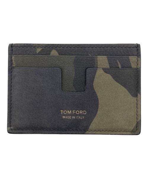 TOM FORD（トムフォード）TOM FORD (トムフォード) カードケース オリーブの古着・服飾アイテム