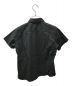 BLACK COMME des GARCONS (ブラックコムデギャルソン) 半袖切替シャツ ブラック サイズ:XS：3980円