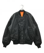 ALPHAアルファ）の古着「MA-1ジャケット ALPHA アルファ 2000-401」｜ブラック