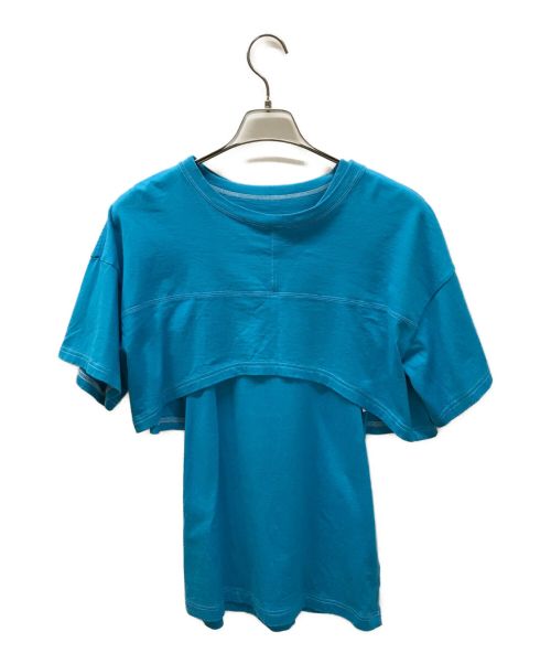 MAISON SPECIAL（メゾンスペシャル）MAISON SPECIAL (メゾンスペシャル) 3WAYレイヤードトップ ブルー サイズ:FREEの古着・服飾アイテム