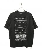 NISHIMOTO IS THE MOUTH×HIMAA 平山昌尚氏ニシモトイズザマウス×ヒラヤマ マサナオ（ヒマ））の古着「コラボ S/S TEE　Tシャツ」｜ブラック