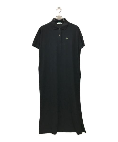 LACOSTE（ラコステ）LACOSTE (ラコステ) ポロシャツワンピース ブラック サイズ:38の古着・服飾アイテム
