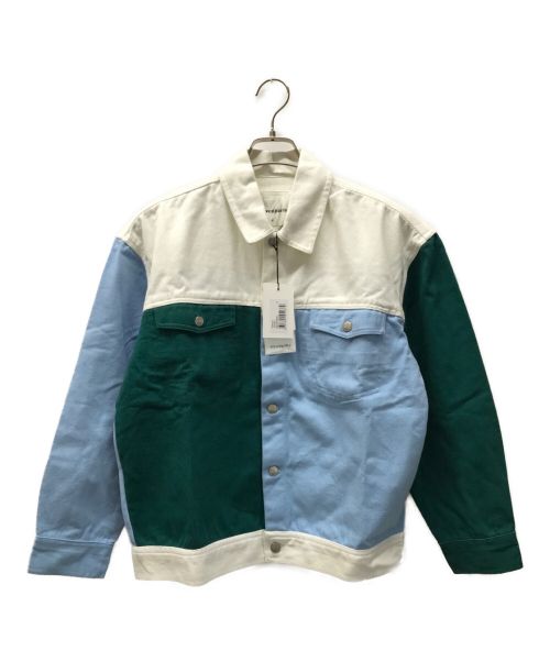ELEVEN PARIS（イレブンパリ）ELEVEN PARIS (イレブンパリ) デニムジャケット ホワイト サイズ:S 未使用品の古着・服飾アイテム