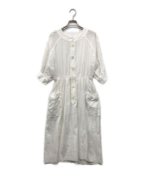 GIVENCHY（ジバンシィ）GIVENCHY (ジバンシィ) オールドワンピース ヴィンテージ 日本製 ホワイト サイズ:12の古着・服飾アイテム