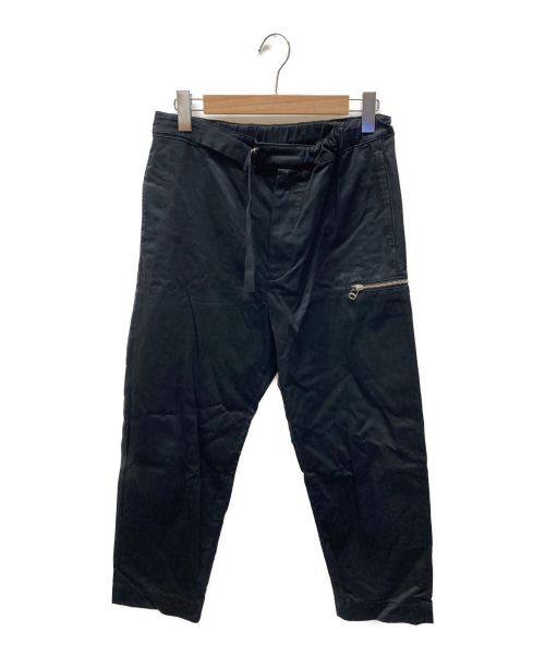 OAMC（オーエーエムシー）OAMC (オーエーエムシー) ジップディテール パンツ ブラック サイズ:XSの古着・服飾アイテム