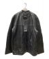 DKNY（ダナキャランニューヨーク）の古着「フルジップ ライダースジャケット」｜ブラック