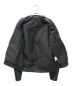 中古・古着 s'yte (サイト) Lambskin Leather Double Riders Jacket  Yohji Yamamoto (ヨウジヤマモト) ブラック サイズ:3：46800円