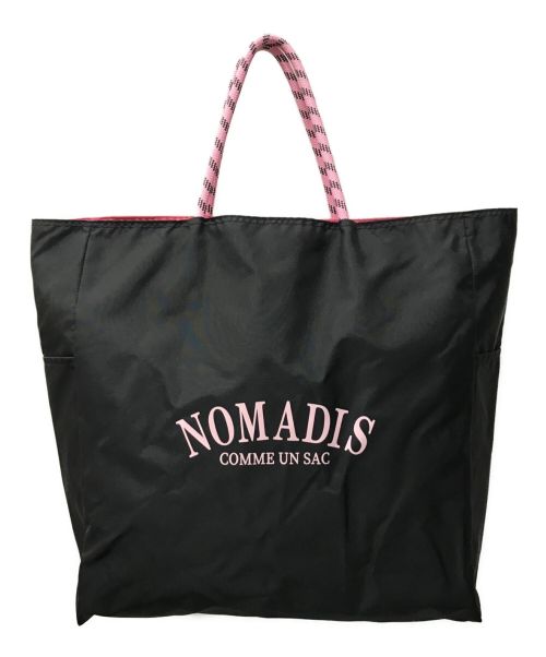 NOMADIS（ノマディス）NOMADIS (ノマディス) SAC トートバッグ ブラック×ピンクの古着・服飾アイテム