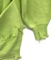中古・古着 TOGA ARCHIVES (トーガアーカイブス) frayed knit pullover/フライニットプルオーバー/TA11-XN029 グリーン サイズ:Ｓ：9000円