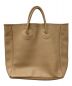 YOUNG & OLSEN The DRYGOODS STORE（ヤングアンドオルセン ザ ドライグッズストア）の古着「EMBOSSED LEATHER TOTE」｜ベージュ