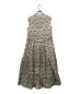 HER LIP TO (ハーリップトゥ) Damask Cotton Midi Dress ダマスク織 コットン ミディ ワンピース HLT2009050 ベージュ サイズ:M：6800円