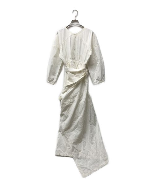 CASA FLINE（カーサフライン）CASA FLINE (カーサフライン) ワインディングシャツドレス CASA FLINE カーサフライン ワンピースドレス 1201305018 ホワイト サイズ:FREEの古着・服飾アイテム