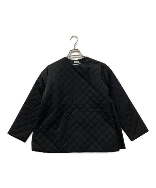YAECA（ヤエカ）YAECA (ヤエカ) クルーネックブラウスジャケット 151054 ブラック サイズ:Mの古着・服飾アイテム