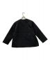 YAECA (ヤエカ) クルーネックブラウスジャケット 151054 ブラック サイズ:M：6800円
