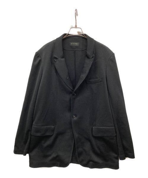 s'yte（サイト）s'yte (サイト) ジャージーテーラードジャケット UJ-J07-903 ブラック サイズ:3の古着・服飾アイテム