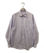 COMOLIコモリ）の古着「コモリシャツ/X01-02001/コットンシャツ/日本製」｜パープル