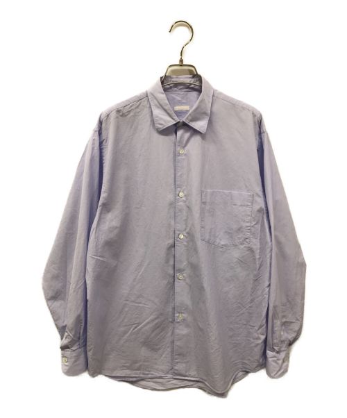 COMOLI（コモリ）COMOLI (コモリ) コモリシャツ/X01-02001/コットンシャツ/日本製 パープル サイズ:1の古着・服飾アイテム