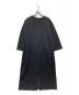 45R (フォーティーファイブアール) ジャージフラノのストライプドレス ウールワンピース ネイビー サイズ:下記参照：17800円