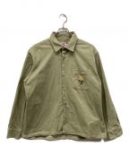 son of the cheese（サノバチーズ））の古着「Relaxed corduroy Shirt」｜ベージュ