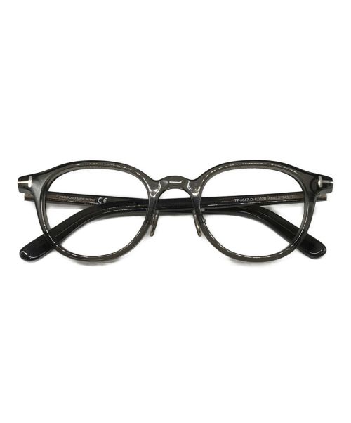 TOM FORD（トムフォード）TOM FORD (トムフォード) 伊達眼鏡 グレー サイズ:48□22の古着・服飾アイテム