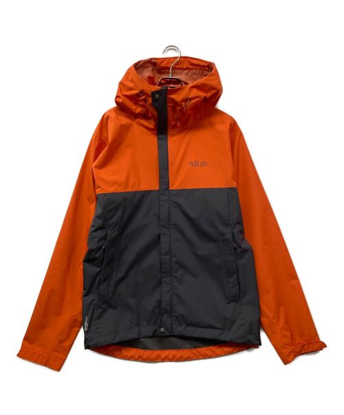Rab（ラブ）Rab (ラブ) Downpour ECO Jacket QWG-82 防水ジャケット オレンジ サイズ:UK Mの古着・服飾アイテム