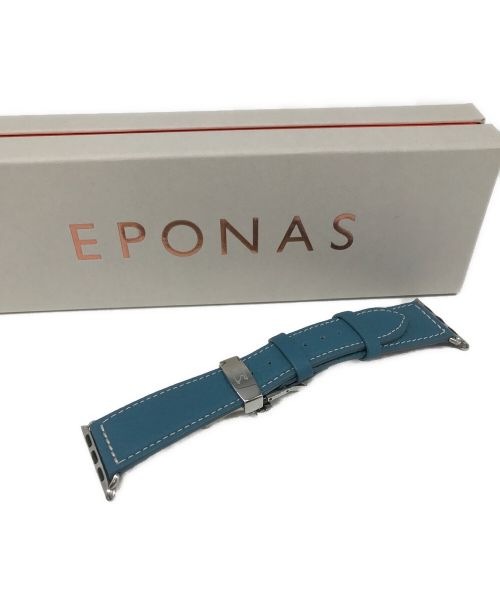 EPONAS（エポナス）EPONAS (エポナス) アップルウォッチ用レザーベルト　apple watch スカイブルーの古着・服飾アイテム