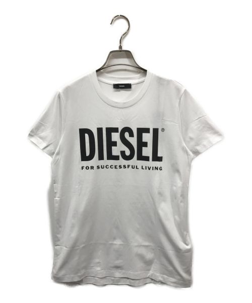 DIESEL（ディーゼル）DIESEL (ディーゼル) T-Sily-Wx Tシャツ DIESEL ディーゼル ロゴT 未使用品 タグ付き 00SYW8 ホワイト サイズ:M 未使用品の古着・服飾アイテム
