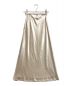 Lily Brown (リリーブラウン) シャイニーロングスカート サテンスカート lwfs211078 ベージュ サイズ:S 未使用品：5000円