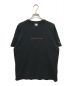 New Era（ニューエラ）の古着「ロゴプリントクルーネックTシャツ NEW ERA ニューエラ yohji yamamoto ヨウジ ヤマモト コラボ HC-T98-078」｜ブラック