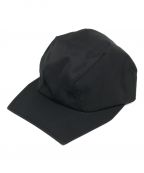 ISSEY MIYAKEイッセイミヤケ）の古着「ナイロンデザインキャップ　黒キャップ　帽子 ME03AA001」｜ブラック