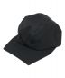 ISSEY MIYAKE（イッセイミヤケ）の古着「ナイロンデザインキャップ　黒キャップ　帽子 ME03AA001」｜ブラック