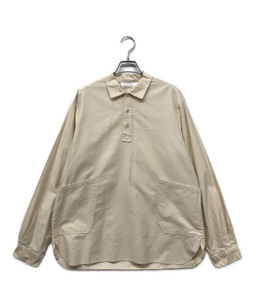 YAECA（ヤエカ）YAECA (ヤエカ) コットンシャツ/18804/プルオーバーシャツ/ アイボリー サイズ:2の古着・服飾アイテム