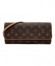 LOUIS VUITTON (ルイ ヴィトン) モノグラム ポシェット ツインGM ブラウン