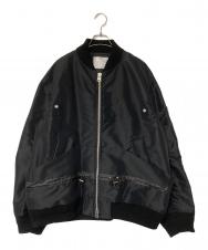 sacai (サカイ) 25AW Nylon Twill Blouson ナイロンツイルブルゾン ブラック サイズ:4