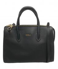 FURLA (フルラ) ピンサッチェル 2WAYバッグ ブラック