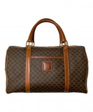 CELINE (セリーヌ) マカダム柄 ミニボストンバッグ ブラウン