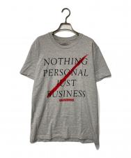 NEIGHBORHOOD (ネイバーフッド) プリントTシャツ グレー サイズ:S